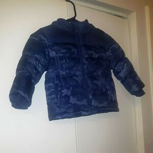Kids Camouflage Puffer Jacket